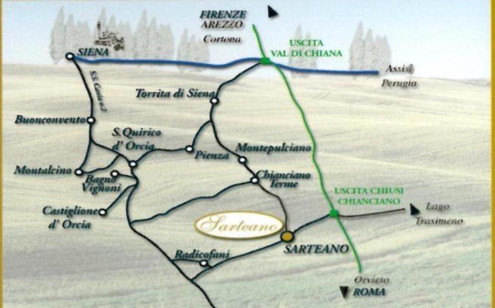 Appartamento Mansarda con solarium panoramico su centro storico di Sarteano vicino alle famose terme della Val d'Orcia Esterno foto